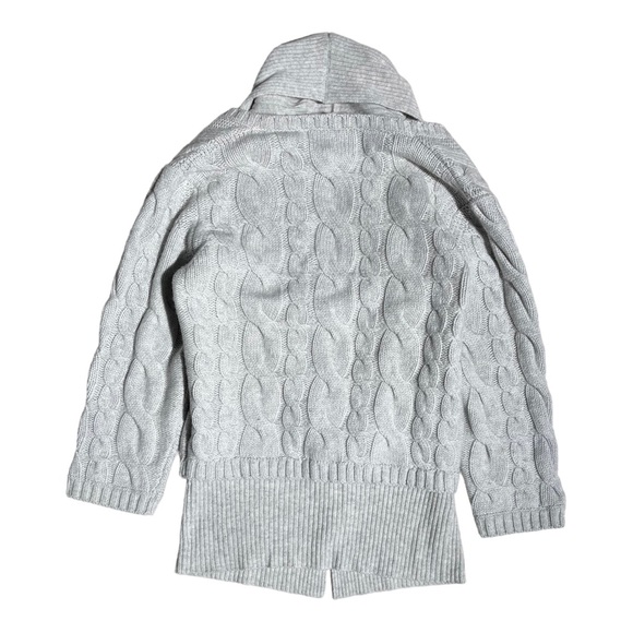 Fabiana Filippi Two In One Knit Shawl Cardigan Merino Wool Silk Cashmere Blend S - Picture 2 of 6